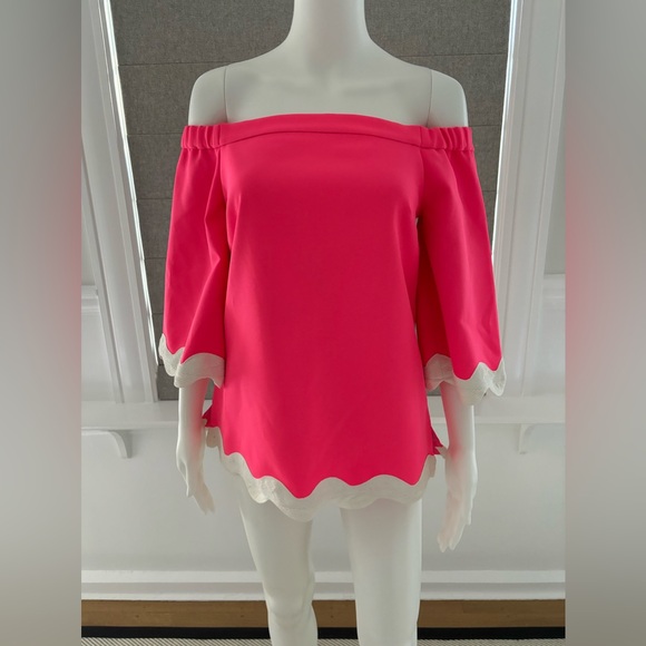SAIL to SABLE neon pink top - Picture 1 of 5